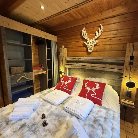 Le Renne En Bois Au Calme Avec Jacuzzi Alpehytte *