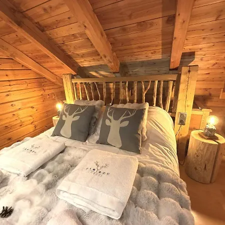 Dağ evi Le Renne En Bois Au Calme Avec Jacuzzi La Bresse