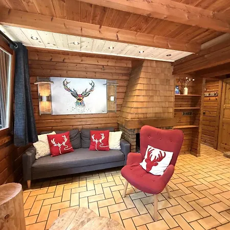 Le Renne En Bois Au Calme Avec Jacuzzi Alpehytte