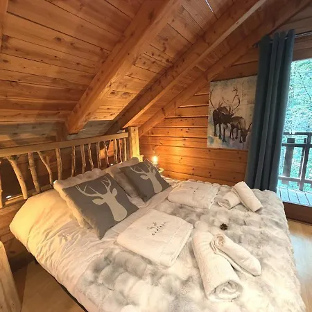 Le Renne En Bois Au Calme Avec Jacuzzi *