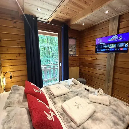 Alpehytte Le Renne En Bois Au Calme Avec Jacuzzi *