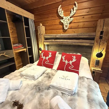 Alpehytte Le Renne En Bois Au Calme Avec Jacuzzi