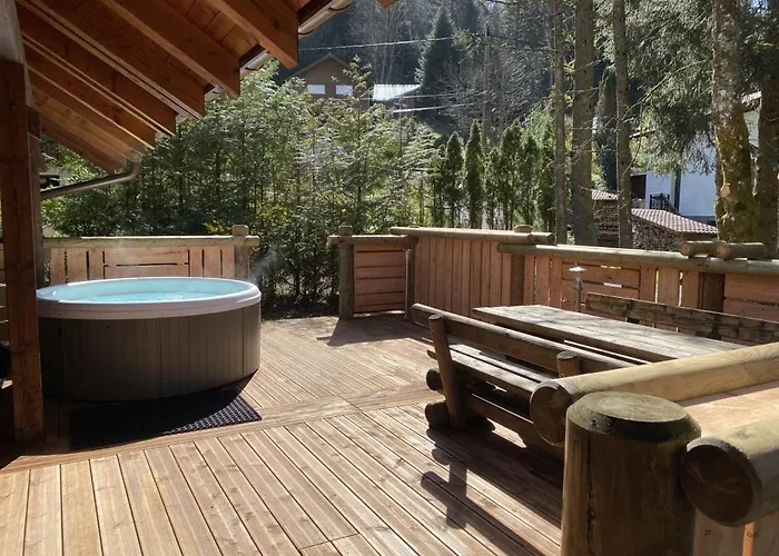 Horská chata Le Renne En Bois Au Calme Avec Jacuzzi *