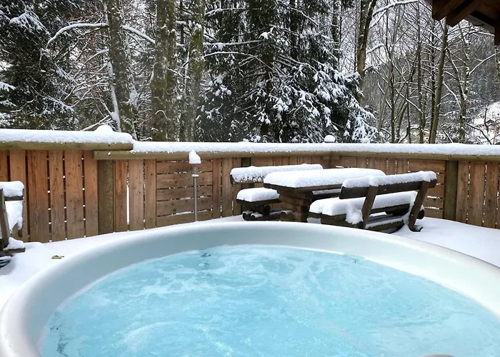 Le Renne En Bois Au Calme Avec Jacuzzi La Bresse