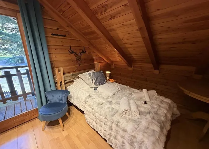 Horská chata Le Renne En Bois Au Calme Avec Jacuzzi La Bresse