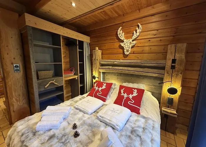 Le Renne En Bois Au Calme Avec Jacuzzi Horská chata *