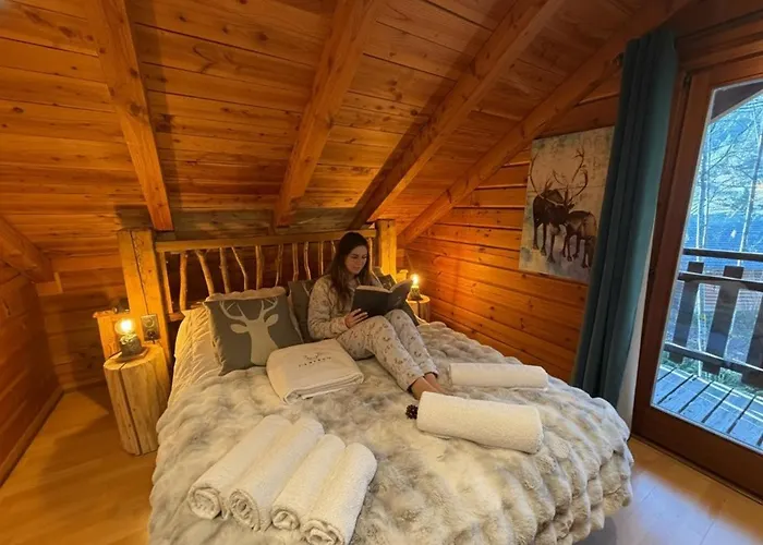 Le Renne En Bois Au Calme Avec Jacuzzi Horská chata *