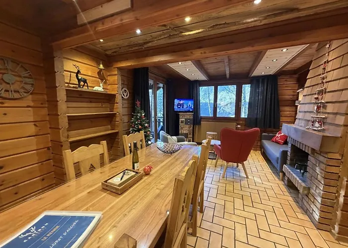 Le Renne En Bois Au Calme Avec Jacuzzi Horská chata La Bresse