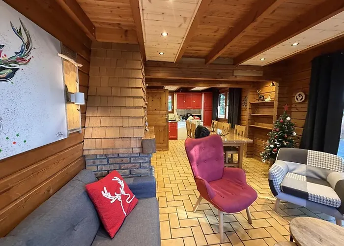 Le Renne En Bois Au Calme Avec Jacuzzi La Bresse