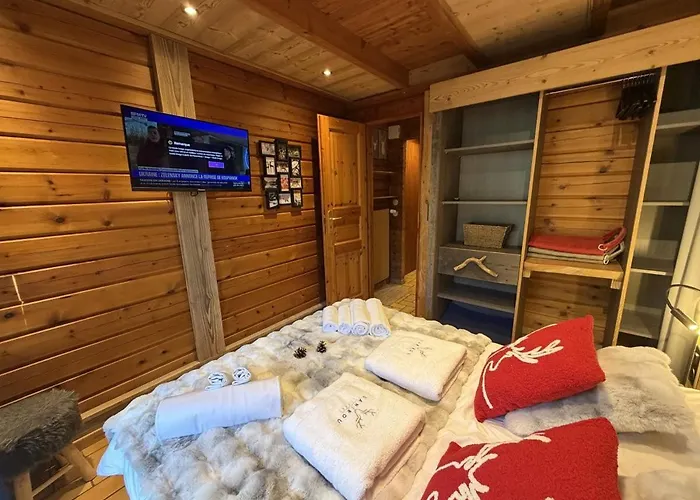 Horská chata Le Renne En Bois Au Calme Avec Jacuzzi *