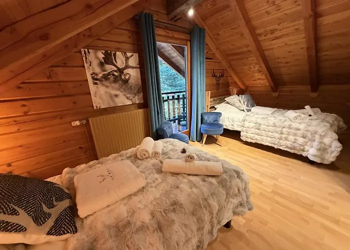 Le Renne En Bois Au Calme Avec Jacuzzi Horská chata La Bresse