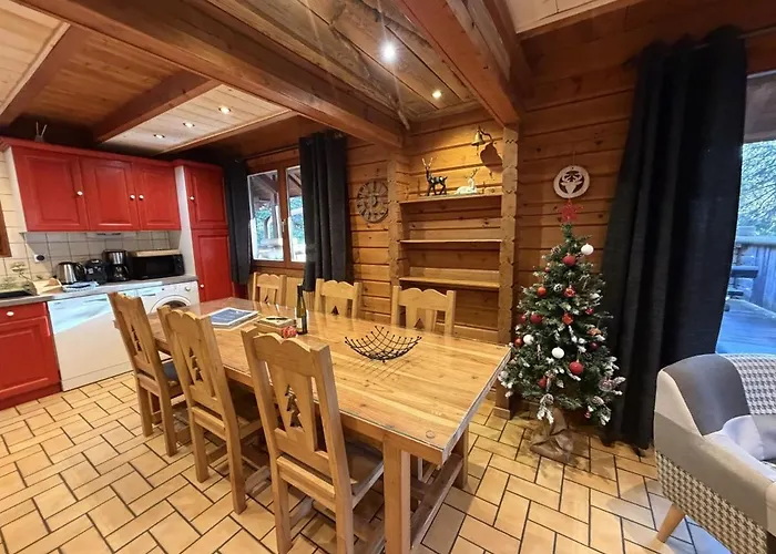 Horská chata Le Renne En Bois Au Calme Avec Jacuzzi