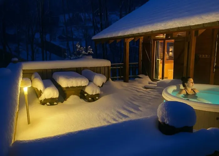 Le Renne En Bois Au Calme Avec Jacuzzi Horská chata *